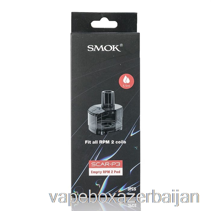 E-Juice Vape SMOK SCAR-P3 Replacement Pods RPM Pods